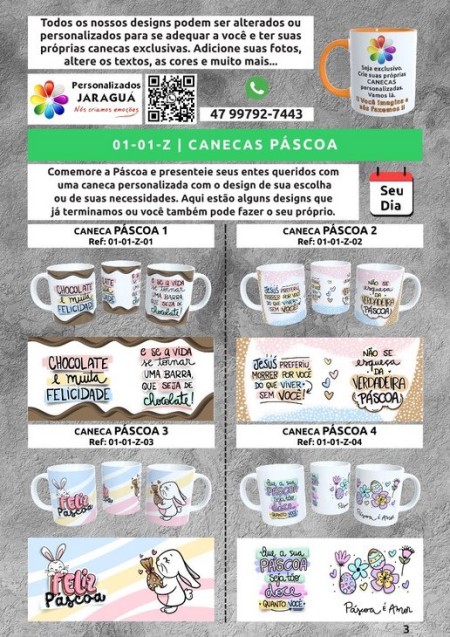 catalogo canecas pascoa  top