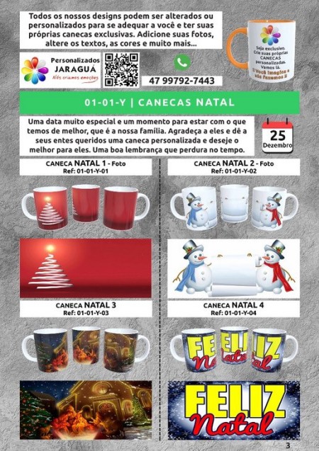 catalogo canecas natal  top