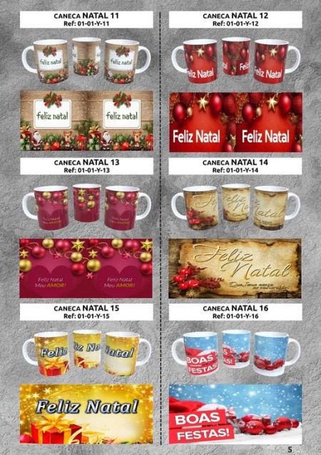 catalogo canecas natal  top