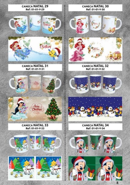 catalogo canecas natal  top