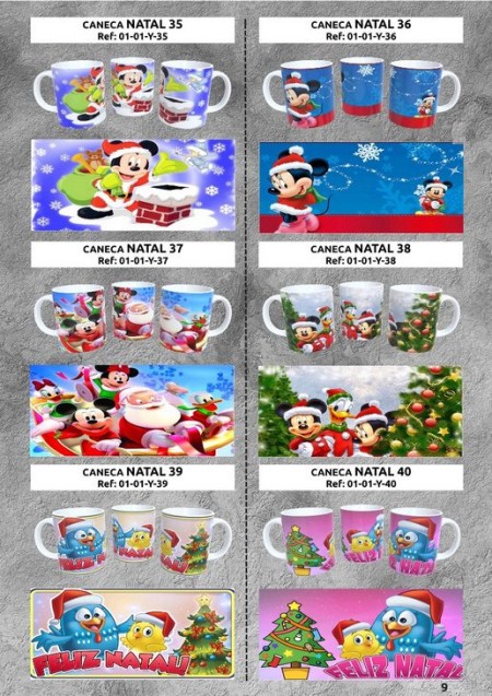 catalogo canecas natal  top