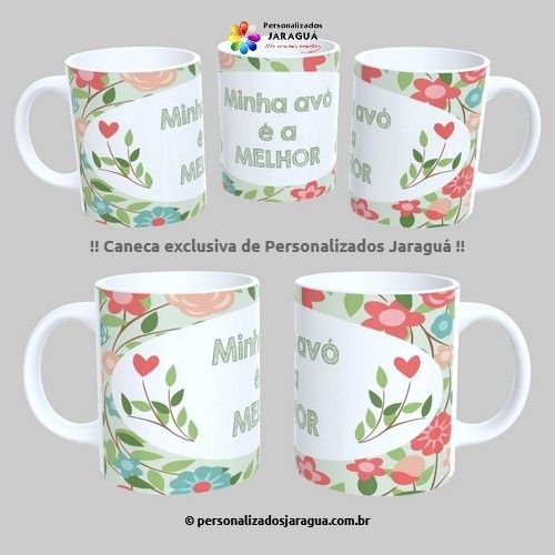 CANECA AVÓS MINHA AVÓ MELHOR 325 ml