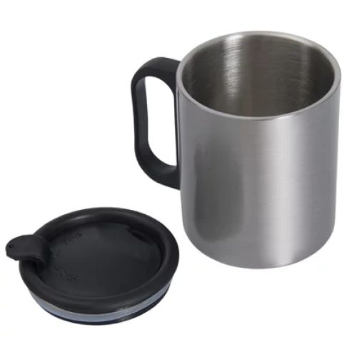 CANECA VIAGEM INOX + TAMPA 250 ml