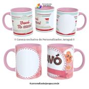 CANECA AVÓS VOVÓ E NOME 1 FOTO 325 ml