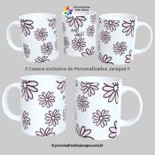 CANECA MÃES AMO VOCÊ FLORES 325 ml