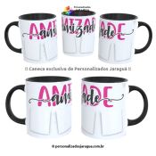 CANECA AMIGOS AMIZADE 4 FOTOS 325 ml