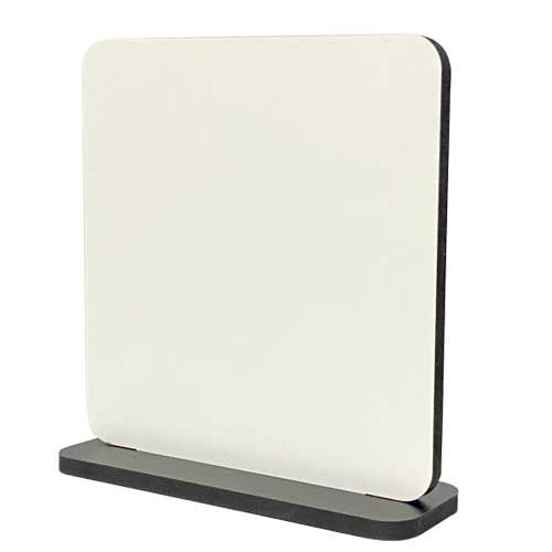 QUADRO MDF 15X15 COM BASE PRETA