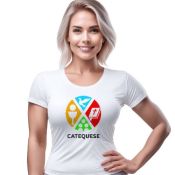 CAMISETA CATEQUISTA BABY LOOK - CATEQUESE (P a GG)