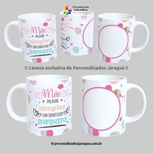 CANECA MÃES MÃE INFINITO 1 FOTO 325 ml