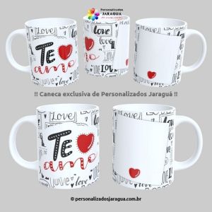 CANECA NAMORADOS TE AMO LOVE 1 FOTO 325 ml