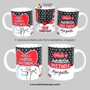 CANECA NAMORADOS A MINHA METADE 3 325 ml