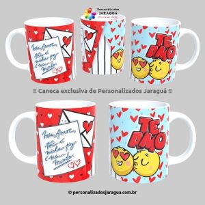 CANECA NAMORADOS É MINHA PAZ 325 ml