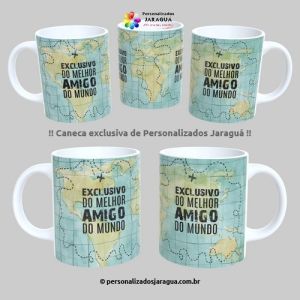 CANECA AMIGOS MELHOR AMIGO MUNDO 325 ml