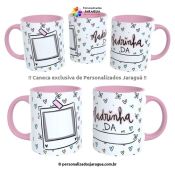 CANECA DINDOS MADRINHA DA 1 FOTO 325 ml