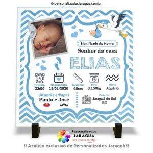 AZULEJO BEBÊS NASCIMIENTO DADOS BEBÊ ELE FOTO