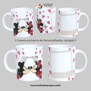 CANECA NAMORADOS MICKEY & MINNIE 1 FOTO 325 ml