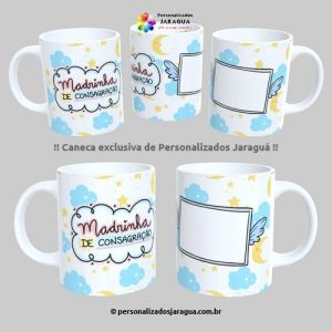 CANECA DINDOS MADRINHA CONSAGRAÇÃO 1 FOTO 325 ml