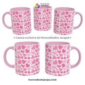 CANECA NAMORADOS CORAÇÕES 2 1 FOTO 325 ml