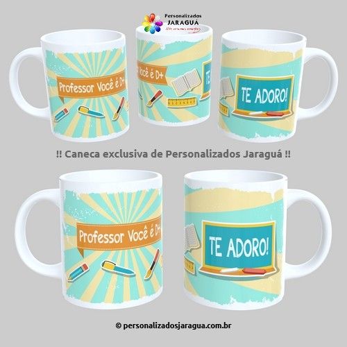 CANECA PROFESSORES PROFESSOR É DE + 325 ml