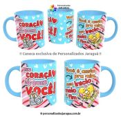 CANECA NAMORADOS SÓ QUER VOCÊ 325 ml