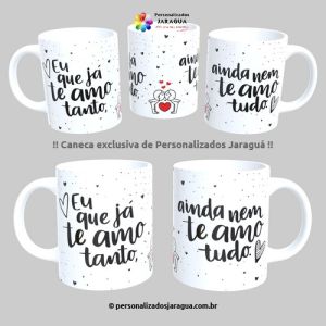 CANECA NAMORADOS TE AMO TANTO 325 ml