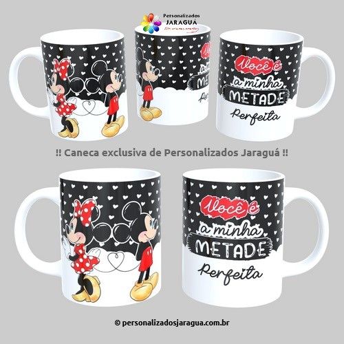 CANECA NAMORADOS A MINHA METADE 325 ml