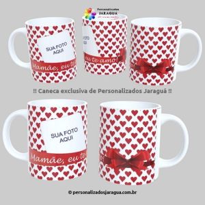 CANECA MÃES MAMÃE EU AMO 2 1 FOTO 325 ml