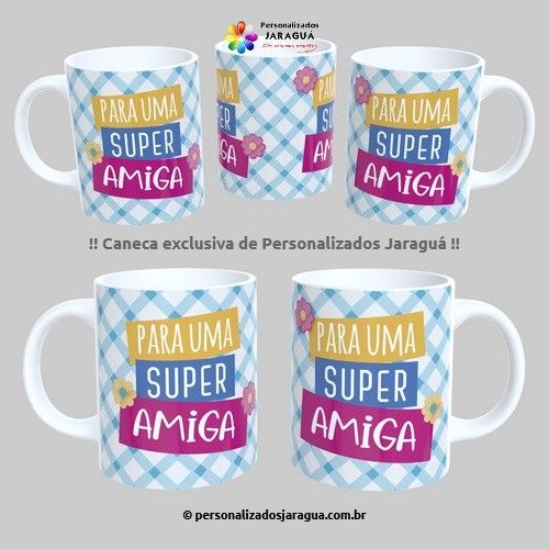 CANECA AMIGOS UMA SUPER AMIGA 325 ml