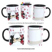 CANECA NAMORADOS MICKEY & MINNIE 1 FOTO 325 ml