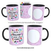 CANECA MÃES MELHOR MÃE 1 FOTO 325 ml