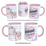 CANECA AMIGOS AMIGAS SEMPRE 325 ml