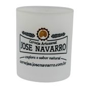 CANECA VIDRO JATEADA 325 ml