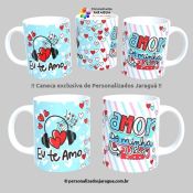 CANECA NAMORADOS EU TE AMO 325 ml