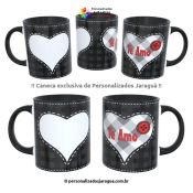 CANECA NAMORADOS TE AMO 1 FOTO 325 ml