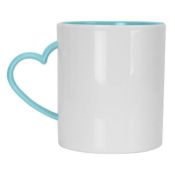 CANECA PLÁSTICA CORAÇÃO ALÇA + INTERIOR COLORIDO