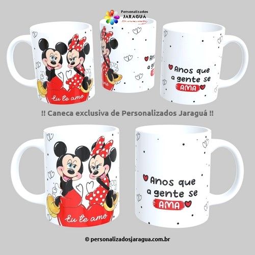 CANECA NAMORADOS ANOS QUE A GENTE 325 ml