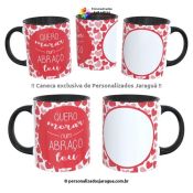 CANECA NAMORADOS MORAR ABRAÇO 1 FOTO 325 ml