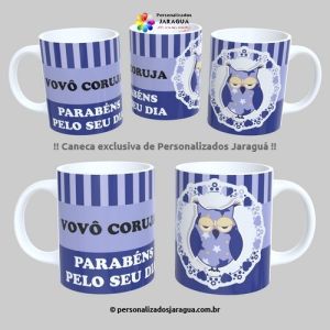 CANECA AVÓS VOVÔ CORUJA DIA 325 ml