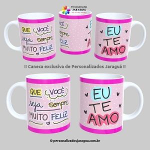 CANECA ANIVERSÁRIO EU TE AMO 325 ml