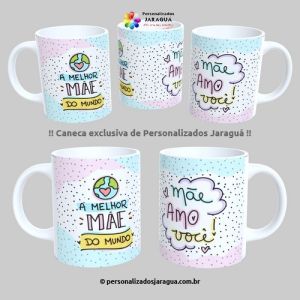 CANECA MÃES A MELHOR MÃE 325 ml