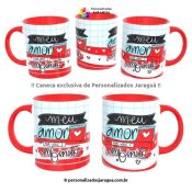 CANECA NAMORADOS VOCÊ E INFINITO 325 ml