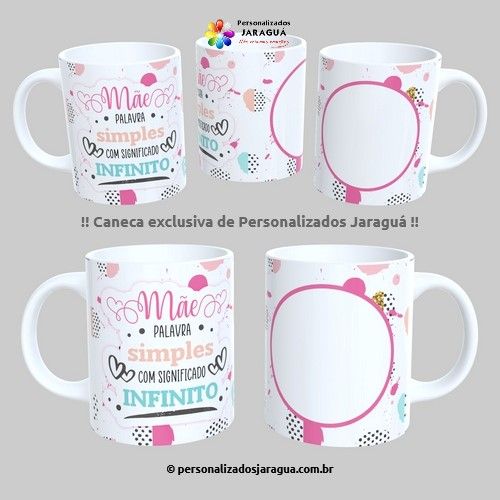 CANECA MÃES MÃE INFINITO 1 FOTO 325 ml