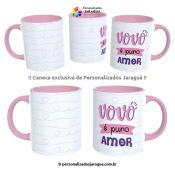 CANECA AVÓS VOVÓ E PURO AMOR 1 FOTO 325 ml