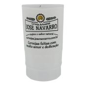 CANECA VIDRO JATEADA 550 ml