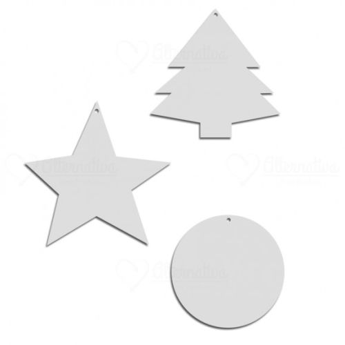 KIT DE NATAL 3 PEÇAS MDF x 2