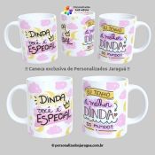 CANECA DINDOS A MELHOR DINDA 325 ml