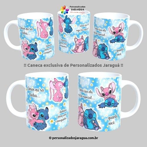 CANECA NAMORADOS AMOR EU SO 325 ml