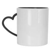 CANECA PLÁSTICA CORAÇÃO ALÇA + INTERIOR COLORIDO