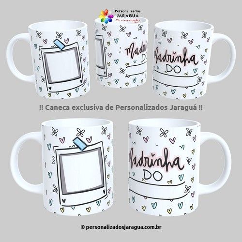 CANECA DINDOS MADRINHA DO 1 FOTO 325 ml