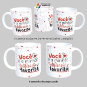 CANECA NAMORADOS VOCÊ E A MINHA 325 ml